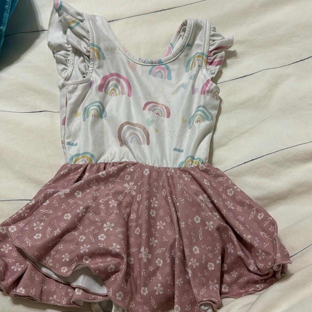 Cheeky plum dance leotard
